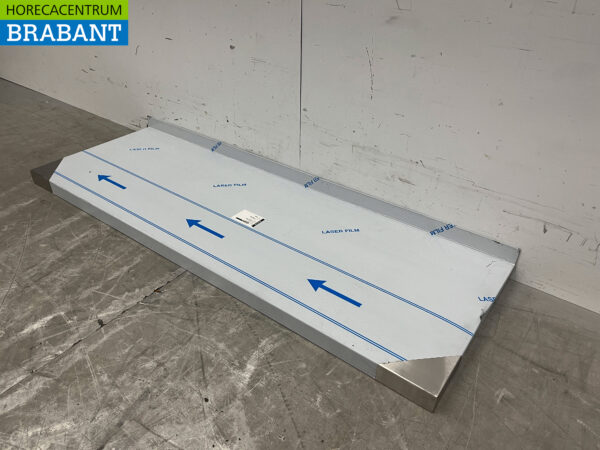 Etagère murale en acier inoxydable 130 x 50 cm Horeca – Image 2