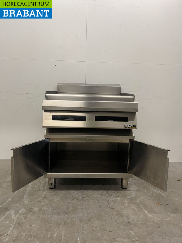 Zernike Flashgrill inox plancha Smooth 2 zones 80 cm 400V Horeca – Image 4