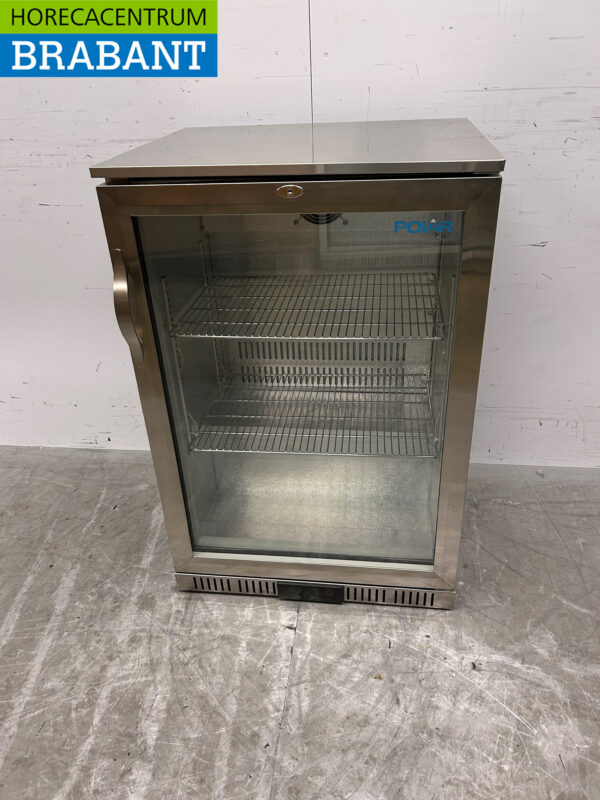 Polar GL007 Glacière de bar porte pliante 138 litres 60 cm 230V Horeca