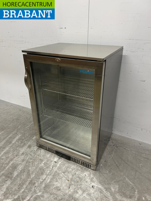 Polar GL007 Glacière de bar porte pliante 138 litres 60 cm 230V Horeca – Image 2