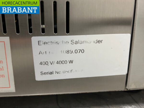Gril salamandre Profinox en acier inoxydable 60 cm 400V Horeca – Image 5