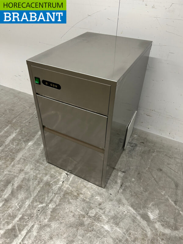 Machine à glaçons en acier inoxydable machine à glaçons 25 kg p/d 230V Horeca – Image 2