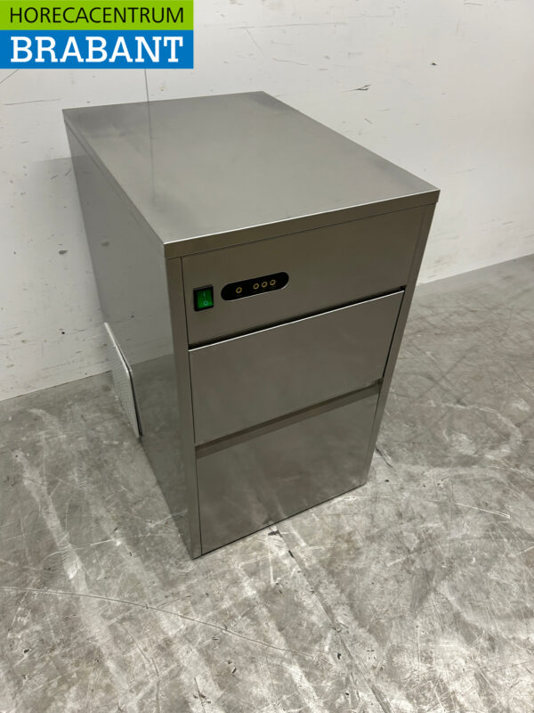 Machine à glaçons en acier inoxydable machine à glaçons 25 kg p/d 230V Horeca – Image 3