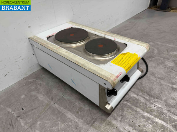 Cuisinière électrique 2 feux Olis en acier inoxydable 40 cm 400V Horeca – Image 4