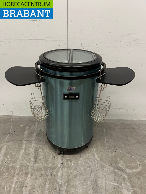 Glacière mobile en acier inoxydable 50 litres 230V Horeca
