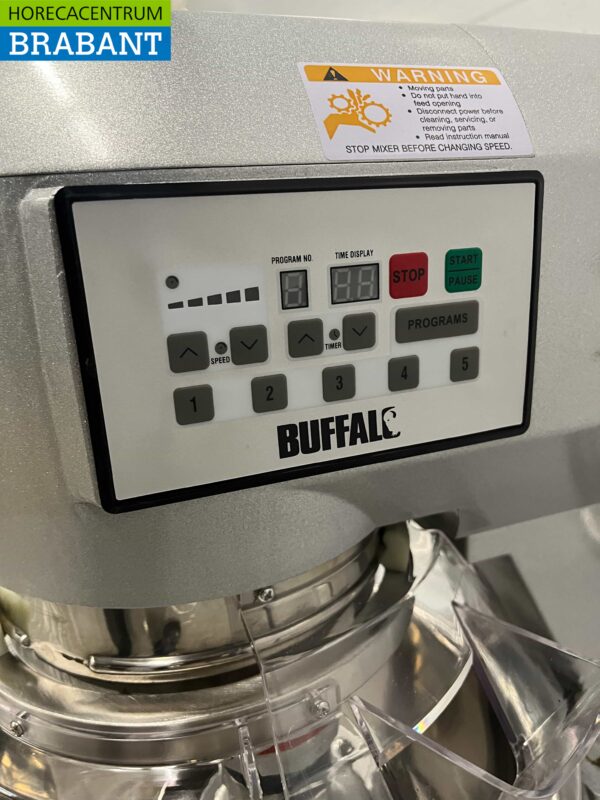 Buffalo FU 138-E Mélangeur alimentaire Bol en acier inoxydable 20 litres 230V Horeca – Image 5