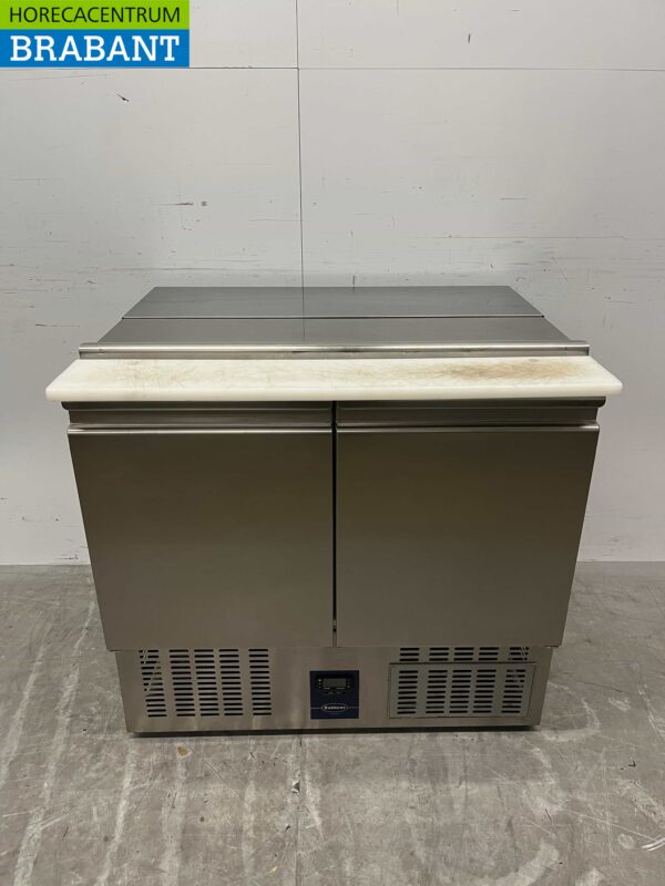 Rubbens en acier inoxydable Comptoir réfrigéré Saladette 2 portes 88 cm 230V Horeca
