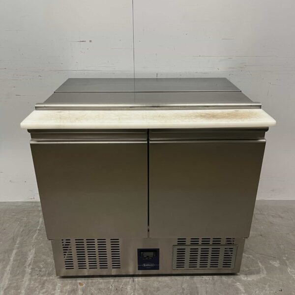 Rubbens en acier inoxydable Comptoir réfrigéré Saladette 2 portes 88 cm 230V Horeca