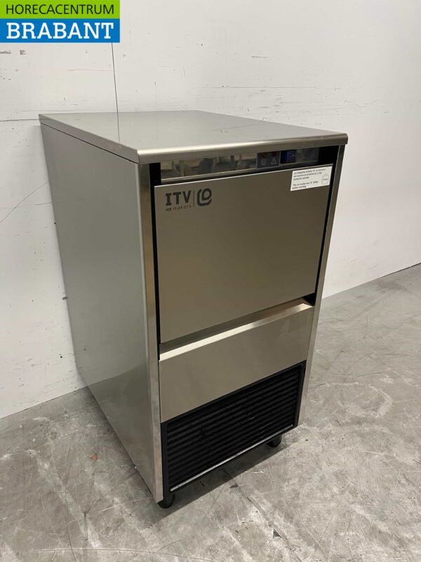 ITV IQ 85C AIRE 220-50 en acier inoxydable Machine à glace à écailles Machine à glace 88 kg p/24h 230V Horeca – Image 3