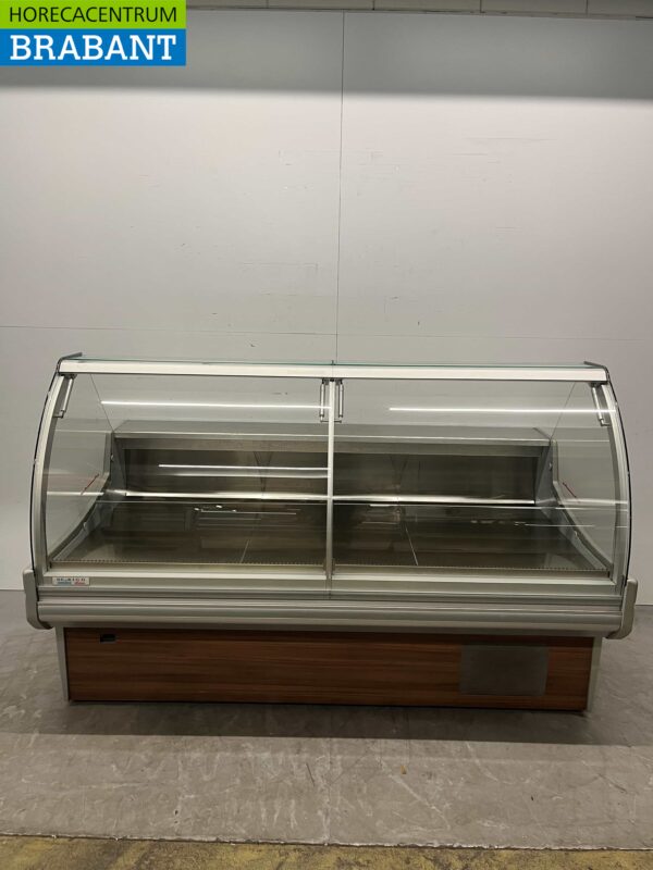 Vitrine réfrigérée Vitrine Snack Vitrine réfrigérée 194 cm 230V Cafétéria Chip shop
