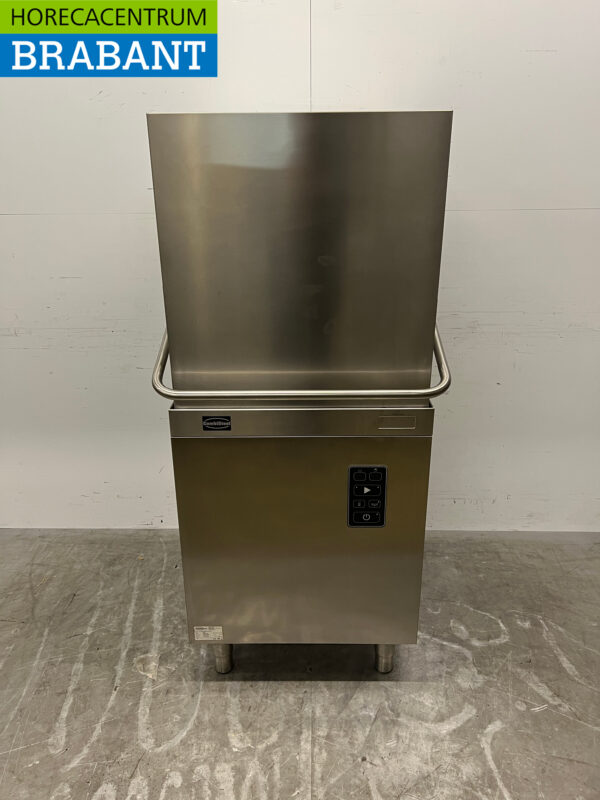 Acier inoxydable Aristarco Lave-vaisselle à passage Lave-vaisselle 400V Horeca