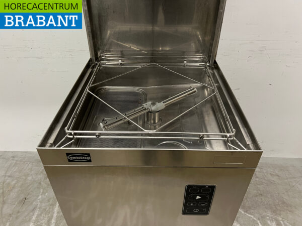Acier inoxydable Aristarco Lave-vaisselle à passage Lave-vaisselle 400V Horeca – Image 4