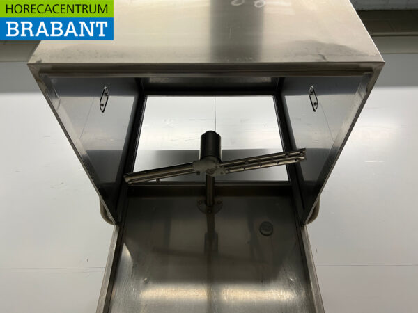 Acier inoxydable Aristarco Lave-vaisselle à passage Lave-vaisselle 400V Horeca – Image 5