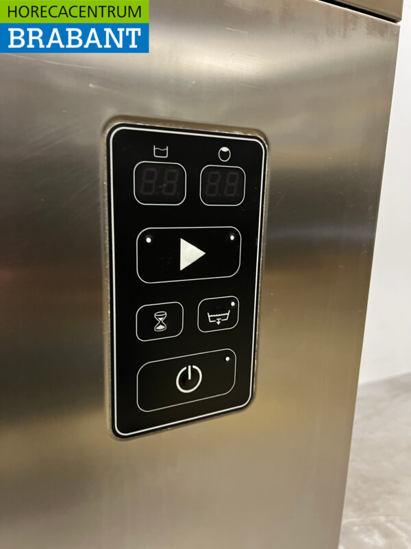 Acier inoxydable Aristarco Lave-vaisselle à passage Lave-vaisselle 400V Horeca – Image 6