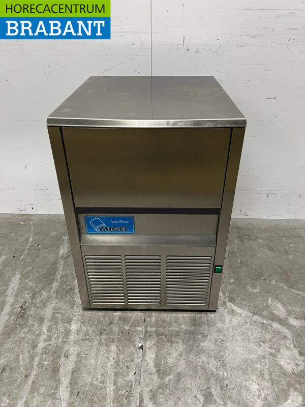 Machine à glaçons Migel KL41 en acier inoxydable Machine à glaçons 40 kg p/d 230V Horeca