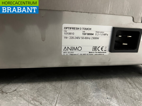 Animo OptiFresh 3 Touch Machine à café Machine à café 230V Horeca – Image 7
