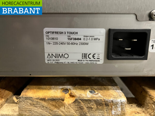 Animo OptiFresh 3 Touch Machine à café Machine à café 230V Horeca – Image 7