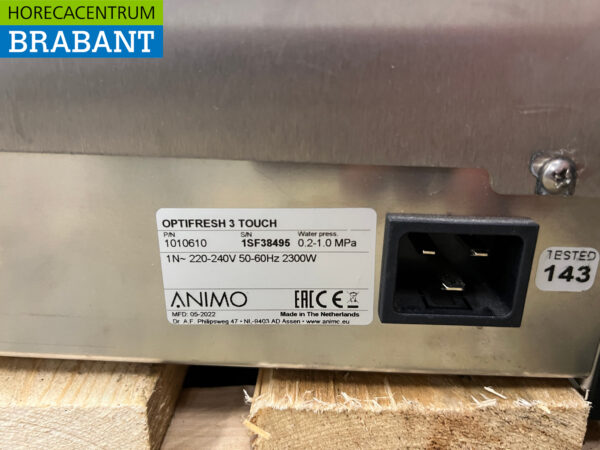 Animo OptiFresh 3 Touch Machine à café Machine à café 230V Horeca – Image 7