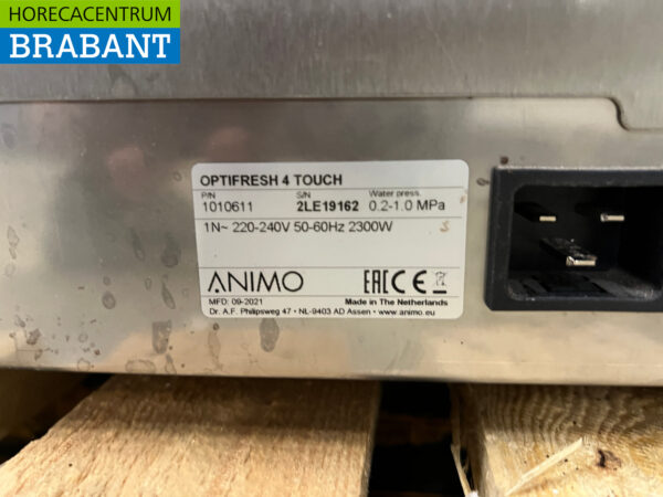 Animo OptiFresh 4 Touch Machine à café Machine à café 230V Horeca – Image 7