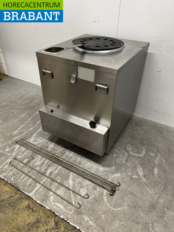Four Tandoori en terre cuite en acier inoxydable GAS Horeca – Image 2