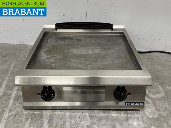 Plaque de cuisson Metos en acier inoxydable Lisse 80 cm 400V Horeca
