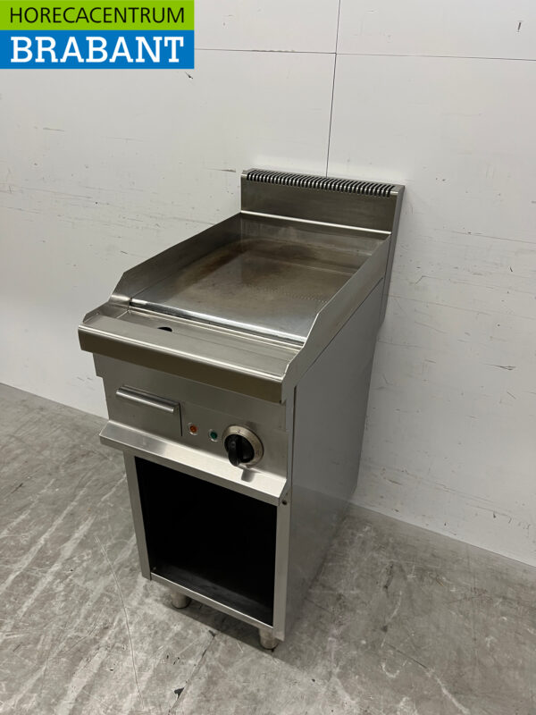 Planche à griller lisse en acier inoxydable 40 cm 400V Horeca – Image 2