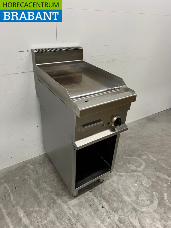 Planche à griller lisse en acier inoxydable 40 cm 400V Horeca – Image 3