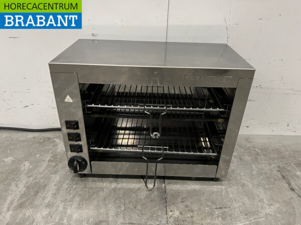 Grille-pain Salamandre Milan Toast en acier inoxydable 44 cm 230V Horeca