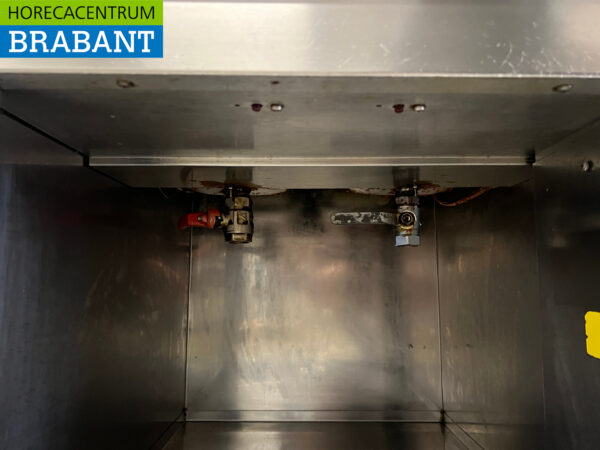Friteuse double en acier inoxydable 2 x 14 litres 400V Horeca – Image 5