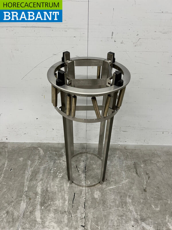 Acier inoxydable Chariot à assiettes Lowerator Distributeur d'assiettes Diamètre max. 28 cm Horeca