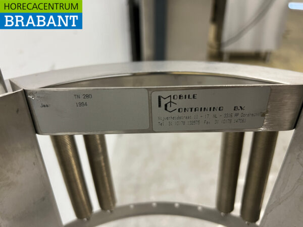 Acier inoxydable Chariot à assiettes Lowerator Distributeur d'assiettes Diamètre max. 28 cm Horeca – Image 4