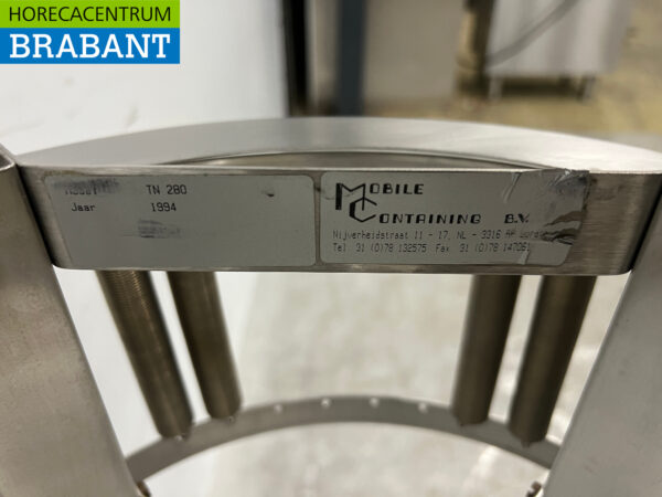 Acier inoxydable Chariot à assiettes Lowerator Distributeur d'assiettes Diamètre max. 28 cm Horeca – Image 8