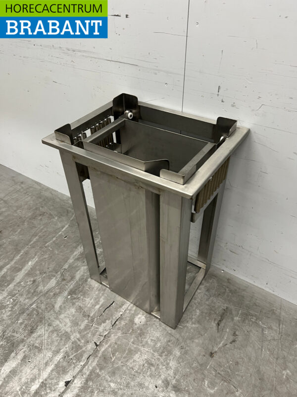 Distributeur de plateaux inférieurs en acier inoxydable Pour 35 x 45 cm Horeca – Image 2