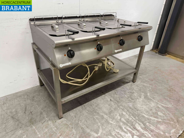 Friteuse double Mareno Two en acier inoxydable 4 x 10 litres 400V Horeca – Image 2