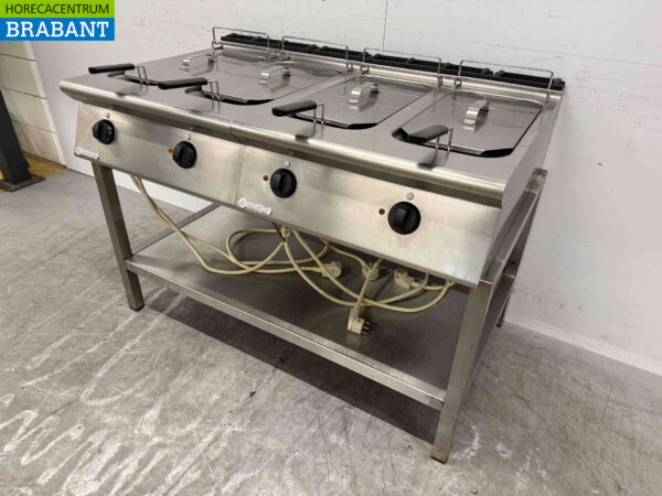 Friteuse double Mareno Two en acier inoxydable 4 x 10 litres 400V Horeca – Image 3