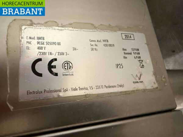 Lave-vaisselle coulissant Zanussi HHT8 en acier inoxydable Lave-vaisselle 400V Restauration – Image 6