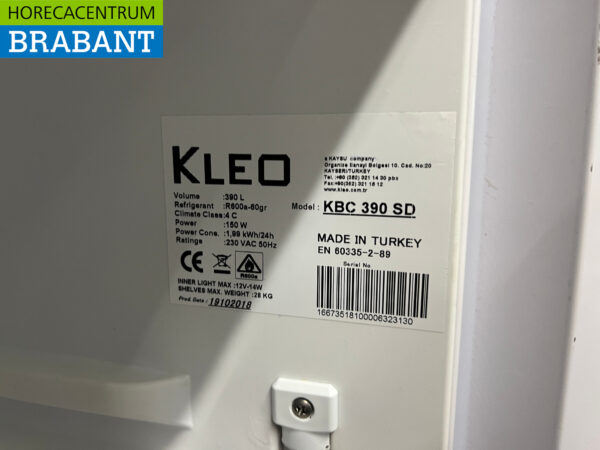 Kleo Refrigeration Réfrigérateur 390 litres 230V Horeca – Image 5