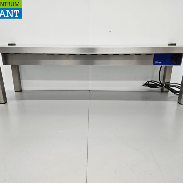Pont chauffant en acier inoxydable Etagère chauffante Premium-line 120 cm Horeca