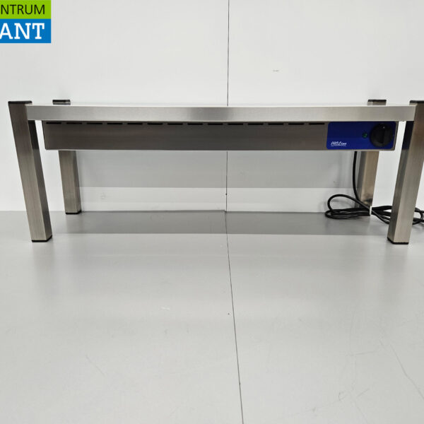 Pont chauffant en acier inoxydable Etagère chauffante Premium-line 100 cm Horeca