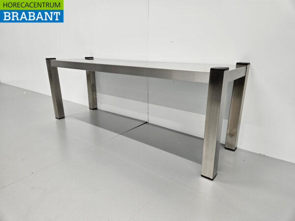 Acier inoxydable HCB Etagere Bridge Premium-line 100 cm Horeca – Image 2