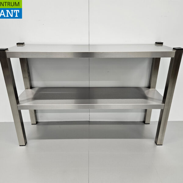 Acier inoxydable HCB Double Etagere Bridge Premium-line 100 cm Horeca