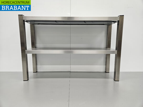 Acier inoxydable HCB Double Etagere Bridge Premium-line 100 cm Horeca – Image 5