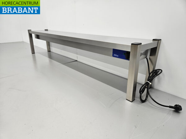 Pont chauffant en acier inoxydable étagère chauffante Premium-line 180 cm Restauration – Image 2