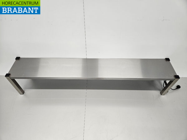 Pont chauffant en acier inoxydable étagère chauffante Premium-line 180 cm Restauration – Image 4