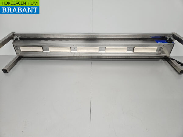 Pont chauffant en acier inoxydable étagère chauffante Premium-line 180 cm Restauration – Image 6