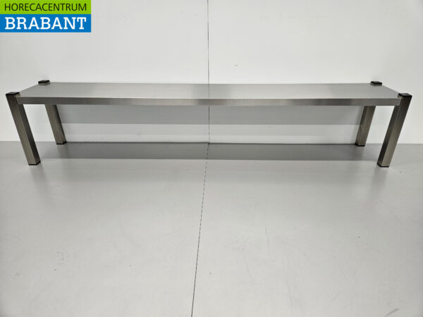 Acier inoxydable HCB Etagere Bridge Premium-line 180 cm Horeca