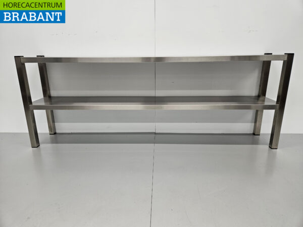Acier inoxydable HCB Double Etagere Bridge Premium-line 180 cm Horeca – Image 5