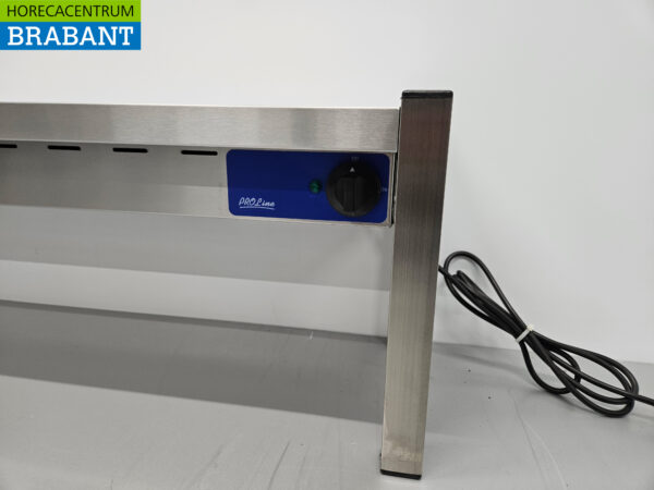 Pont chauffant en acier inoxydable Etagère chauffante Premium-line 200 cm Horeca – Image 4