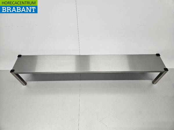 Acier inoxydable HCB Etagere Bridge Premium-line 200 cm Horeca – Image 4