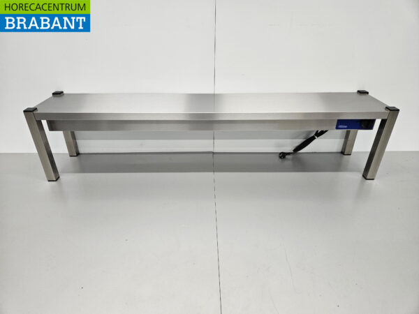Pont chauffant en acier inoxydable Grille chauffante 160 cm Restauration